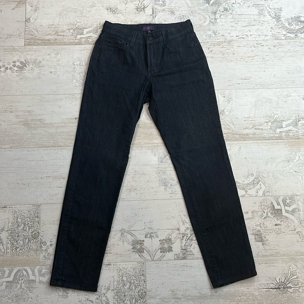 NYDJ Dark Wash Ankle Straight Leg Jeans Size 0